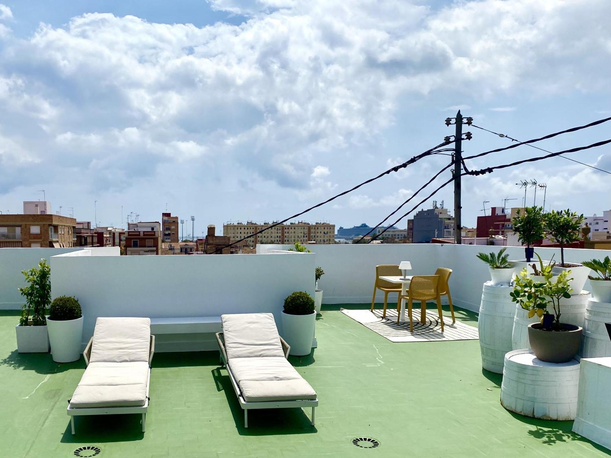Apartamento Valencia Malvarrosa Eksteriør billede